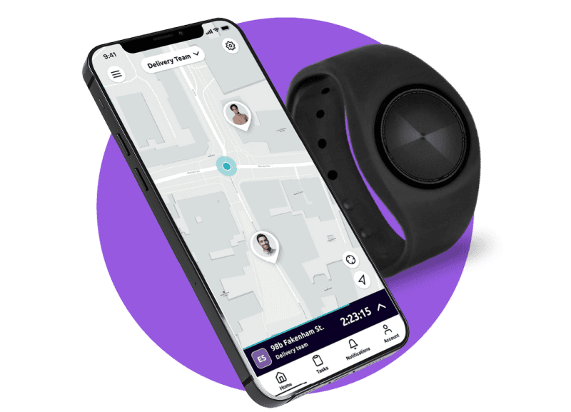 Safepoint lone worker app and wearable device