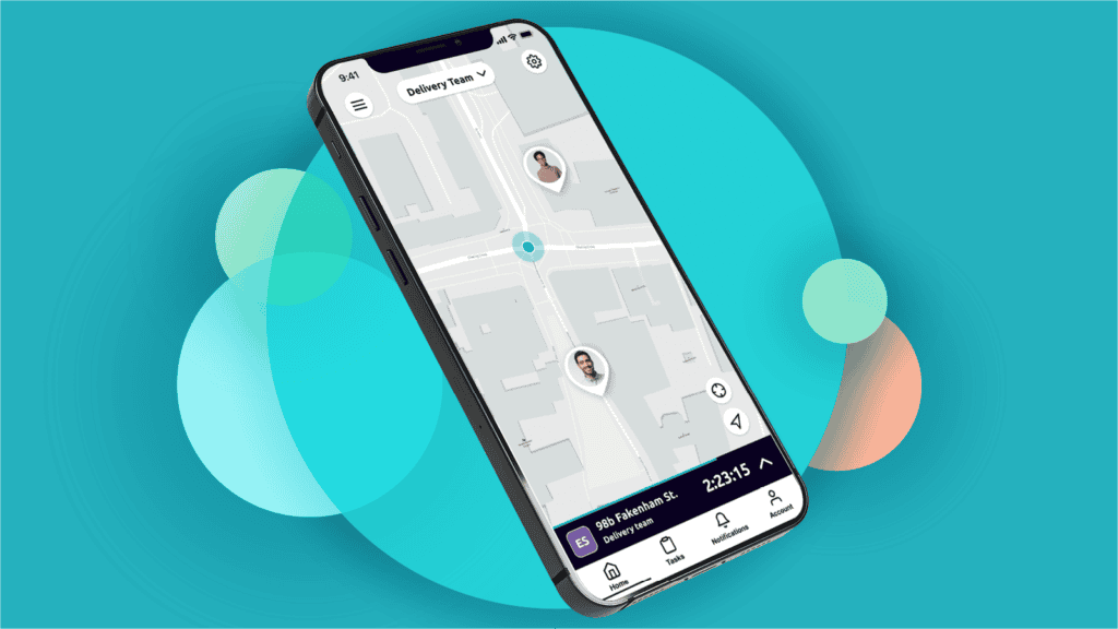The Safepoint lone worker app on a smartphone