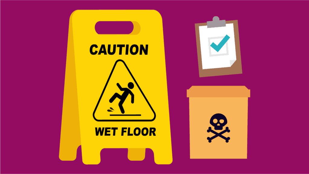 Examples of hazards within a lab based workplace