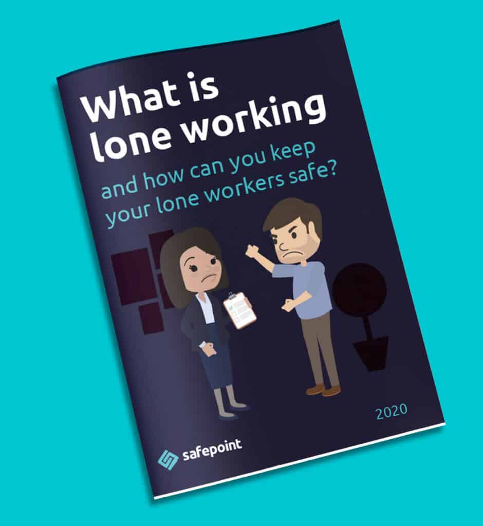 A copy of Safepoint's free downloadable guide to lone working