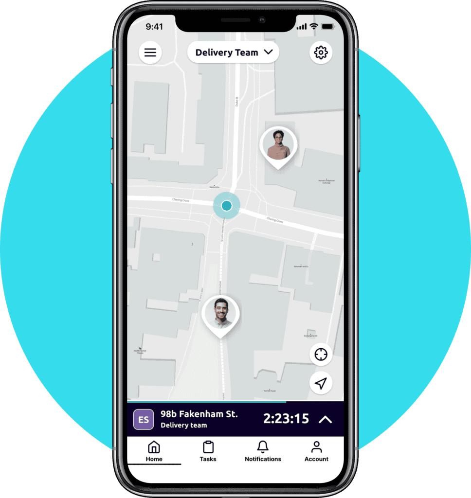 The Safepoint app shown on a smartphone