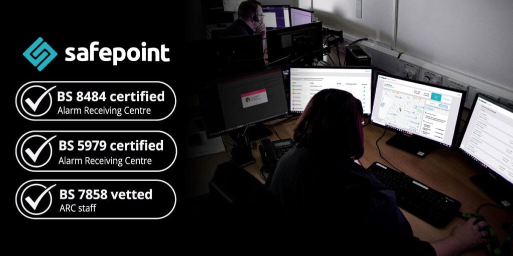 Safepoint's british standard accreditation list covering 8484, 5979 and 7858