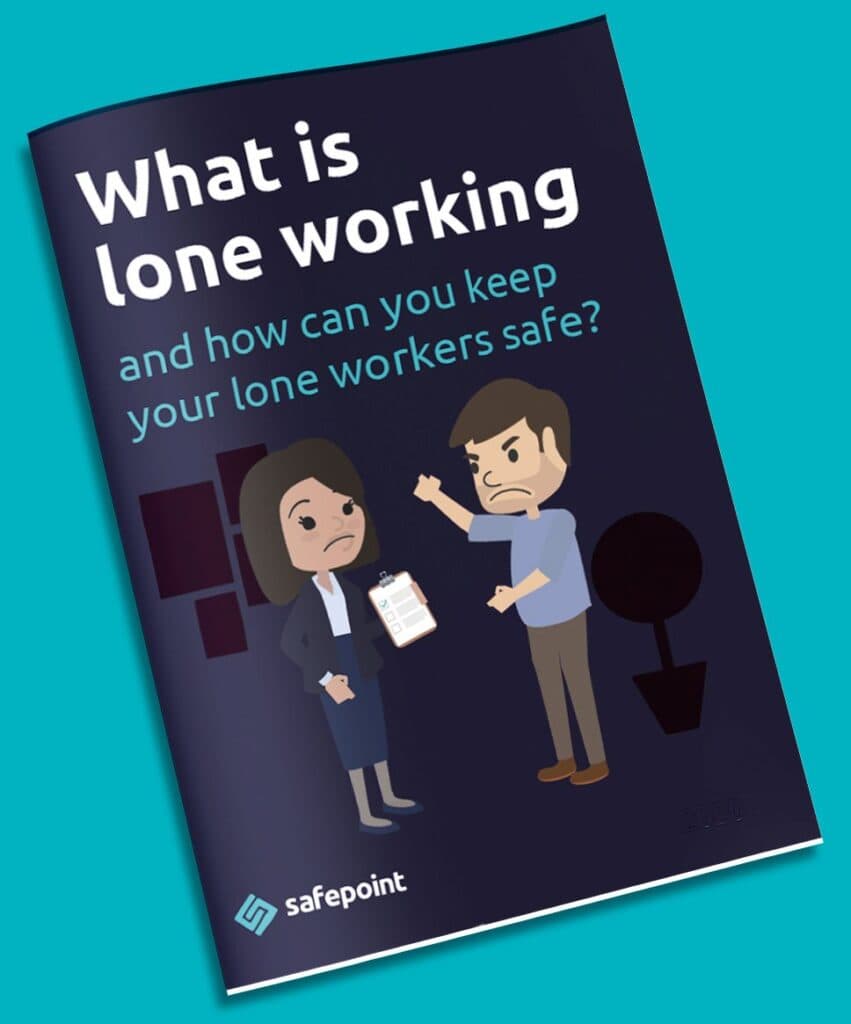 A brochure copy of Safepoint's what is lone working free downloadable guide