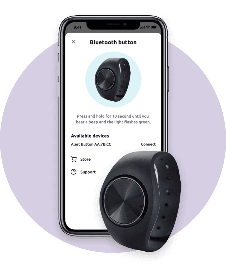 The Safepoint lone working app and wearable panic alarm device