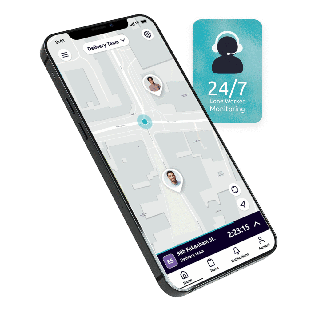 Safepoint monitored lone working app